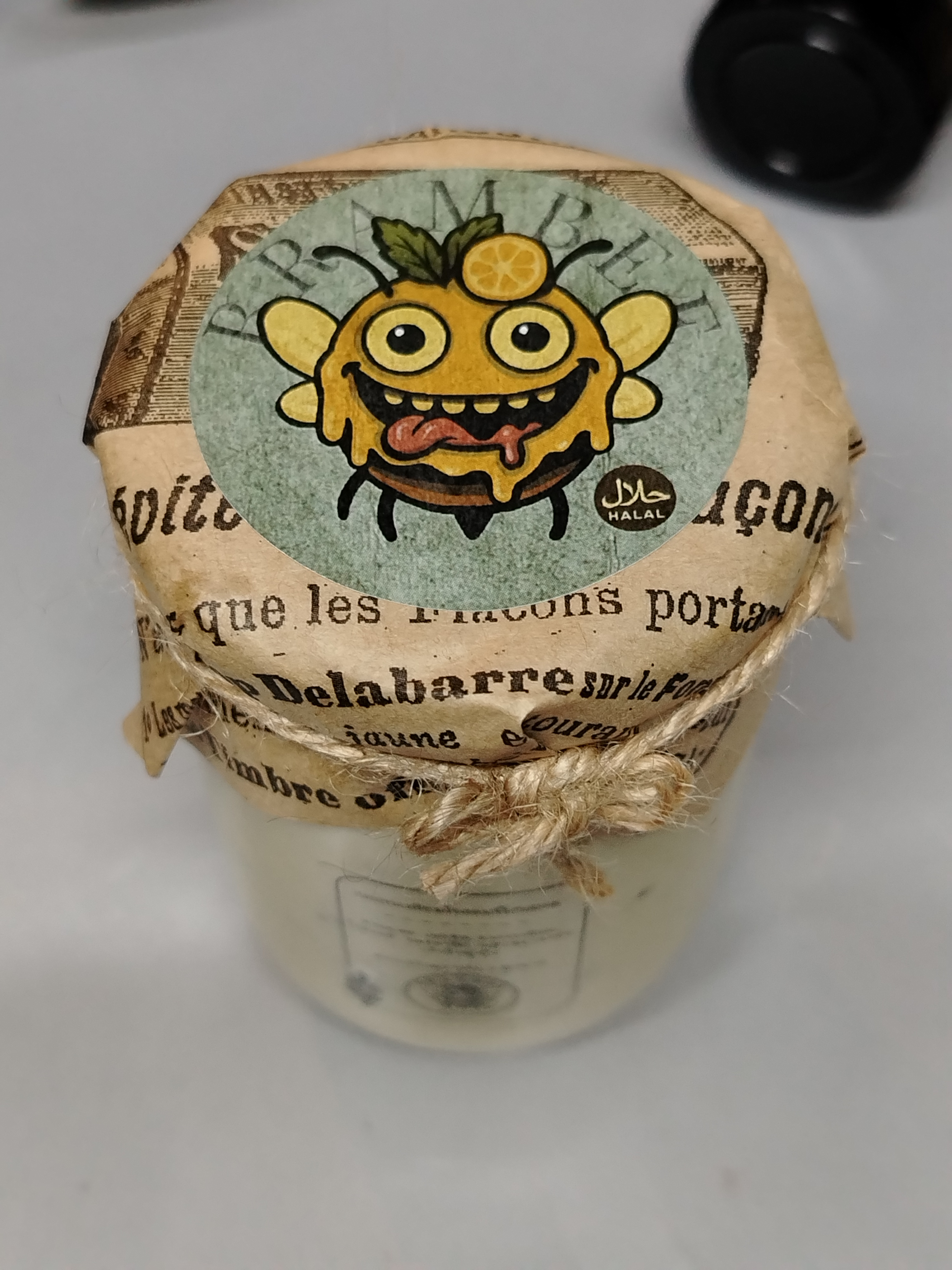 Jar with Brambee wrapping